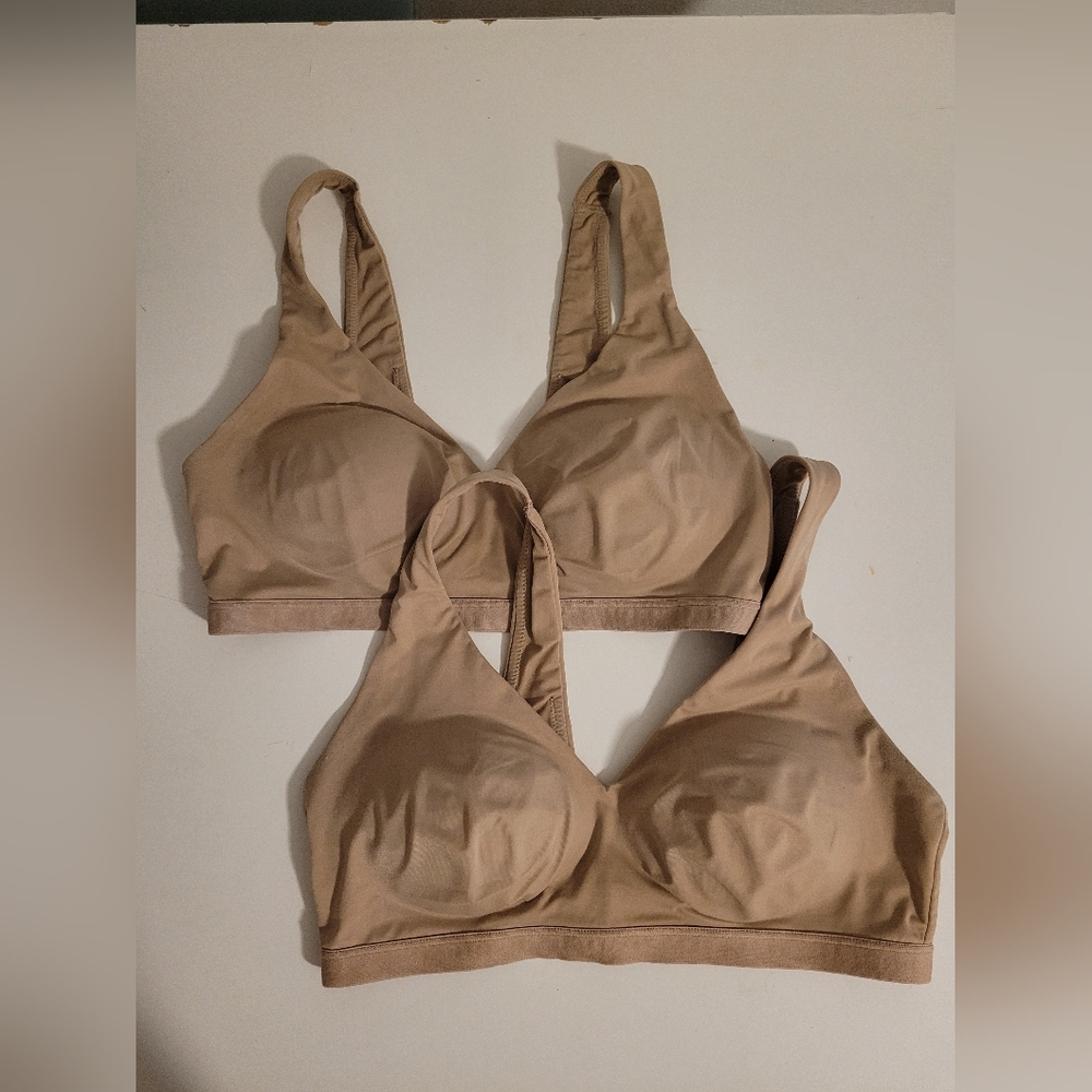 Warners T-Shirt Bra Nude Seamless Wireless Wide Straps Cloud 9 RM1041A / RM1041C